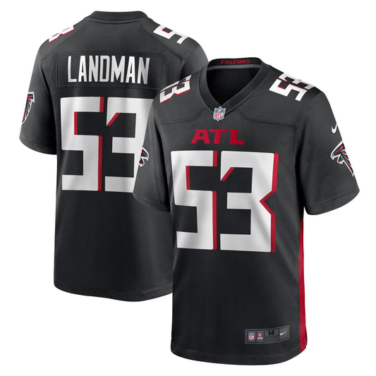 Nate Landman Atlanta Falcons Team Game Jersey - ?Black