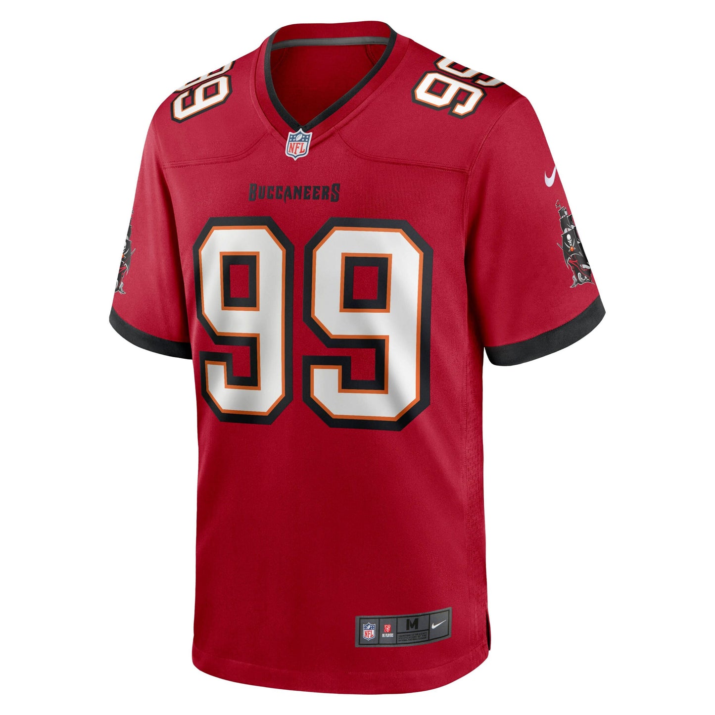 Warren Sapp Tampa Bay Buccaneers Retired Player Jersey - Red