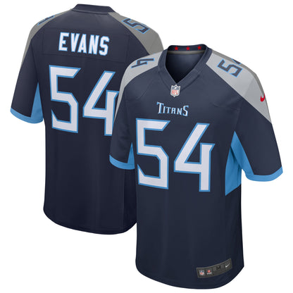 Rashaan Evans Tennessee Titans Game Jersey - Navy
