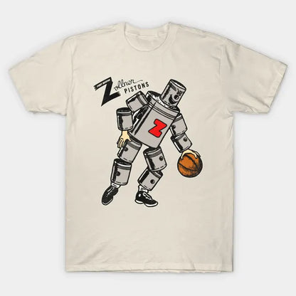 Defunct Fort Wayne Zollner Pistons Basketball Team T-Shirt