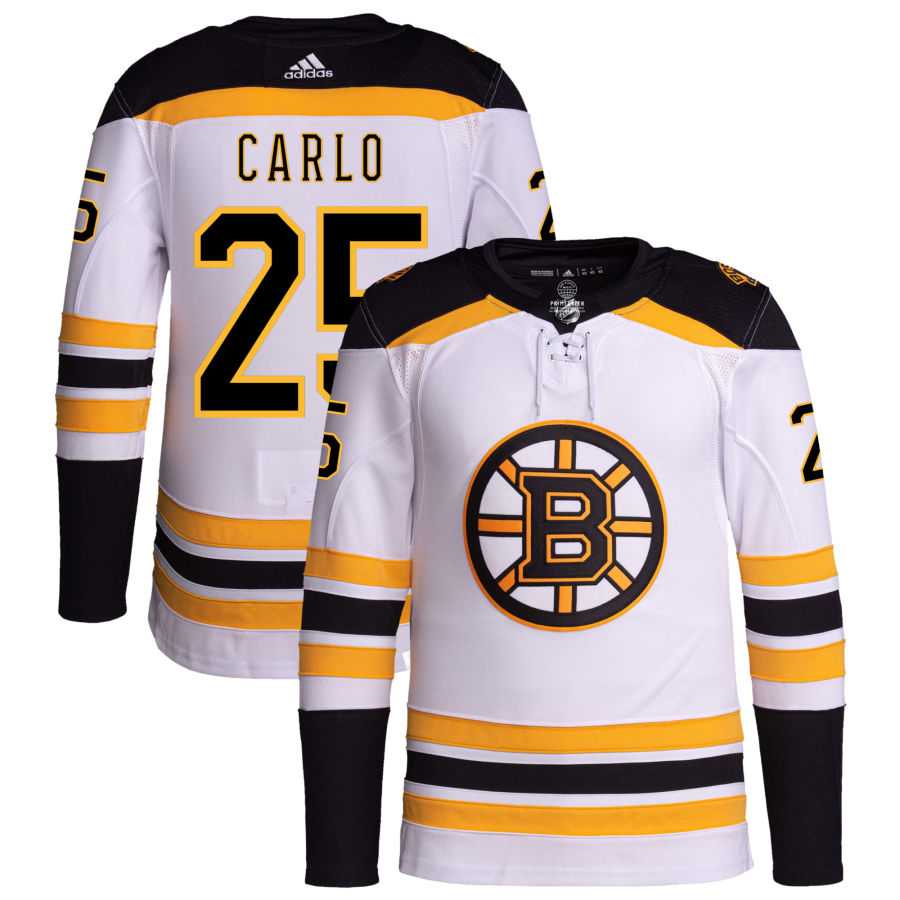 Brandon Carlo Boston Bruins Away Primegreen Authentic Pro Jersey - White