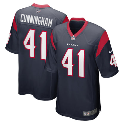 Zach Cunningham Houston Texans Game Jersey - Navy