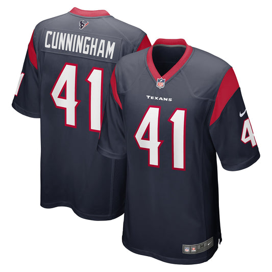 Zach Cunningham Houston Texans Game Jersey - Navy