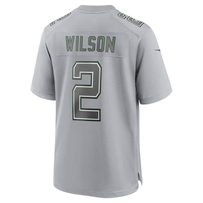Zach Wilson New York Jets Atmosphere Fashion Game Jersey - Gray