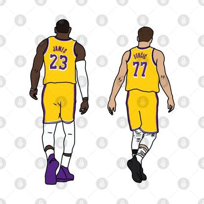Lebron And Doncic T-Shirt