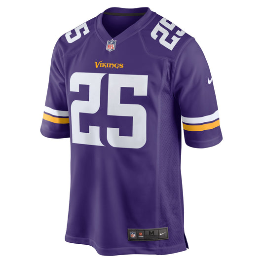 Theo Jackson Minnesota Vikings Home Game Player Jersey - Purple