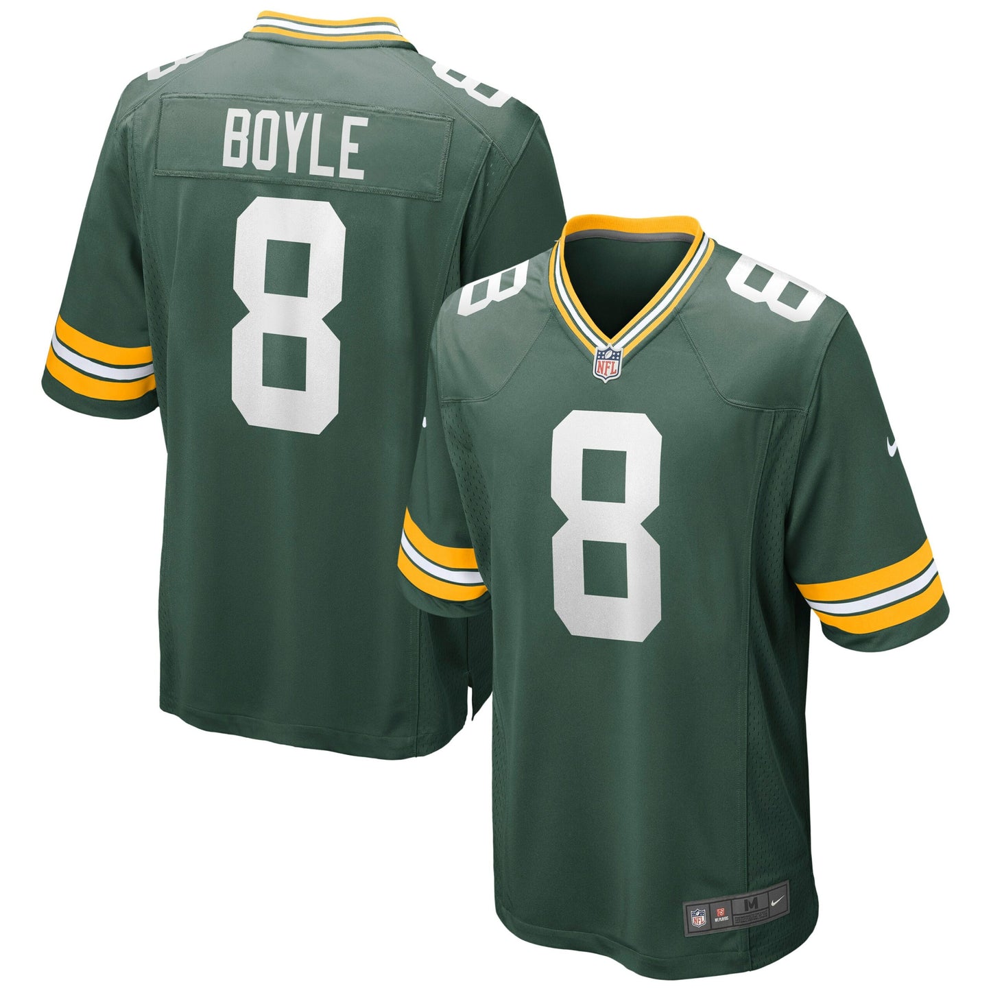 Tim Boyle Green Bay Packers Game Jersey - Green