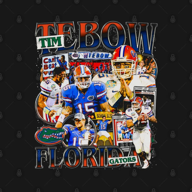 Tim Tebow College Vintage Bootleg Hoodie