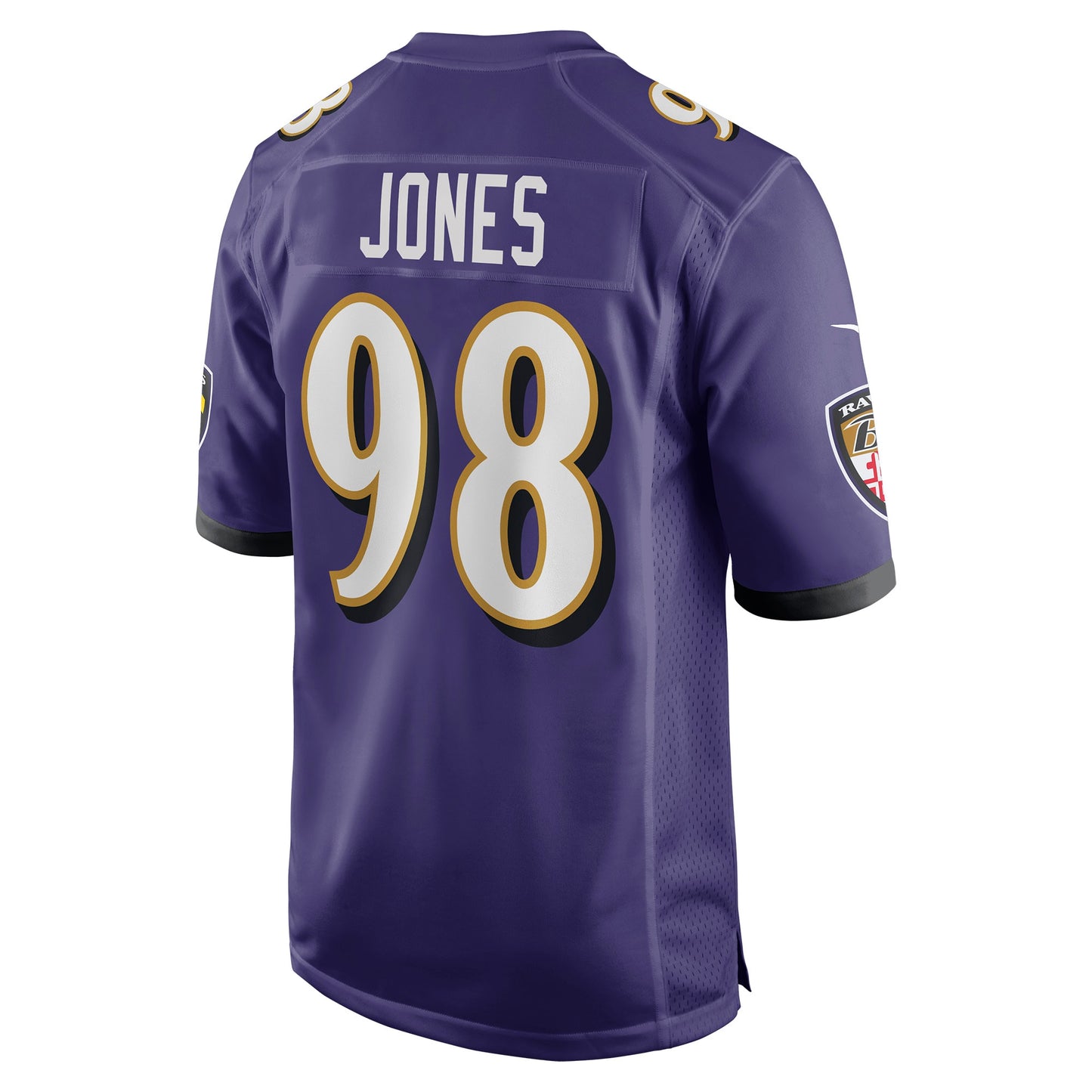 Travis Jones Baltimore Ravens Player Game Jersey - Purple