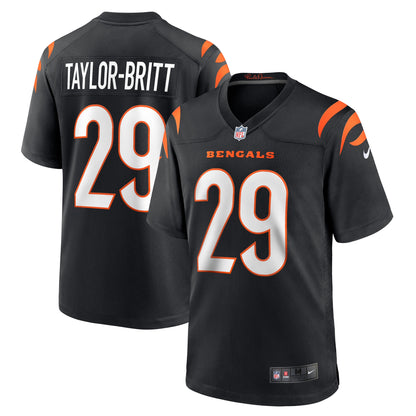 Cam Taylor-Britt Cincinnati Bengals Game Player Jersey - Black