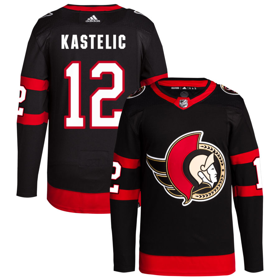 Mark Kastelic Ottawa Senators Home Primegreen Authentic Pro Jersey - Black