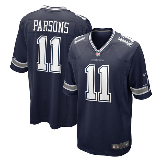 Micah Parsons Dallas Cowboys 2021 NFL Draft First Round Pick Game Jersey - Navy