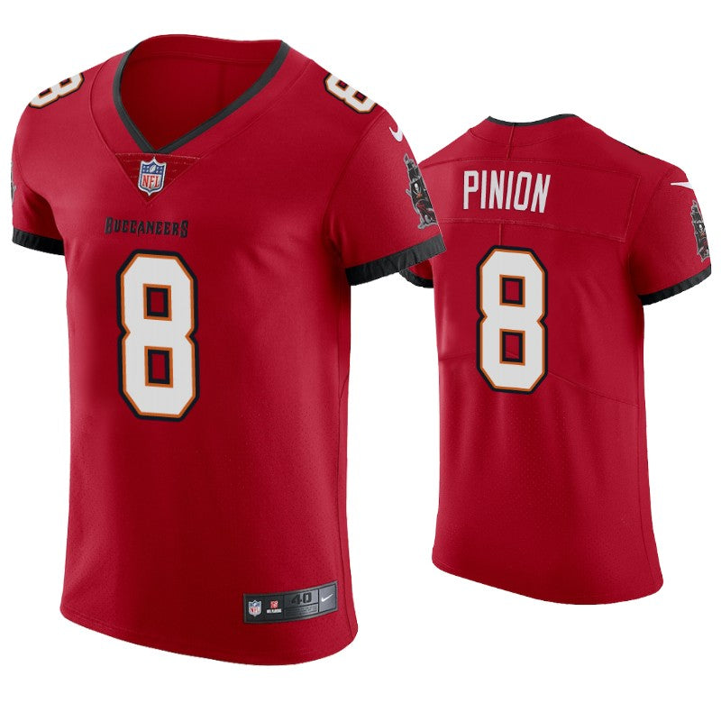 2020 Mens Tampa Bay Buccaneers Bradley Pinion Vapor Elite Jersey Red