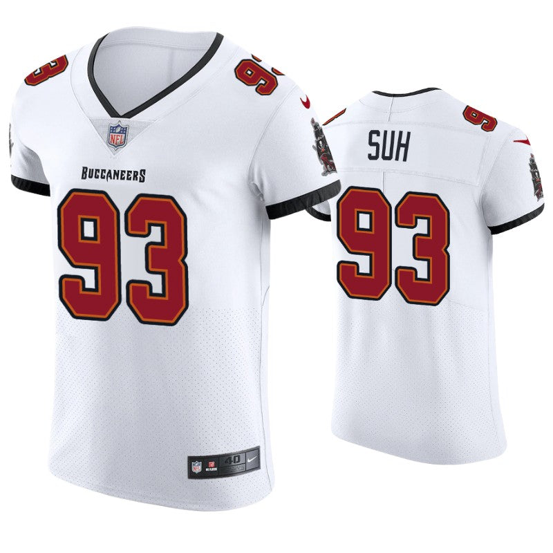 2020 Mens Tampa Bay Buccaneers Ndamukong Suh Vapor Elite Jersey White