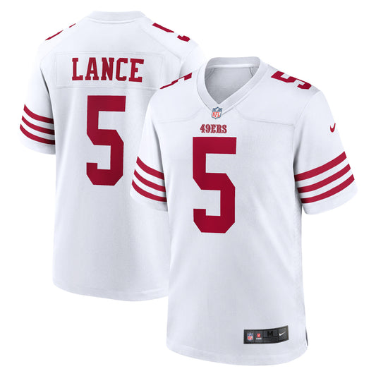 Trey Lance San Francisco 49ers Player Game Jersey - White