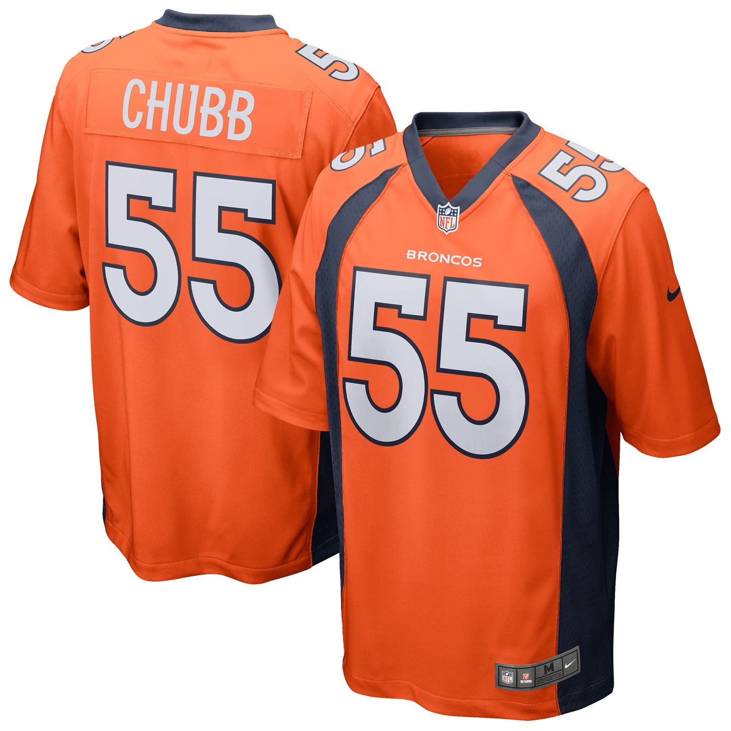 Bradley Chubb Denver Broncos Game Jersey - Orange