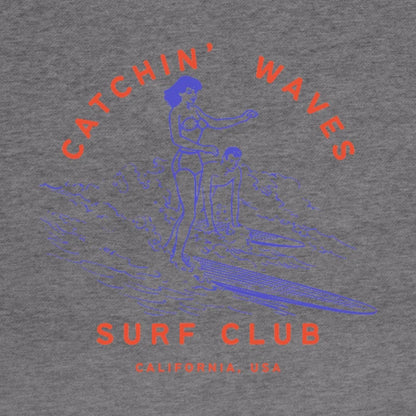Vintage Surfing Surfer Hoodie