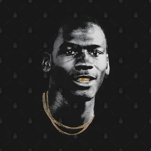 Michael Jordan Gold Grill T-Shirt