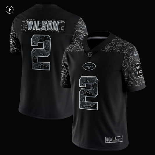 Zach Wilson New York Jets RFLCTV Limited Jersey - Black