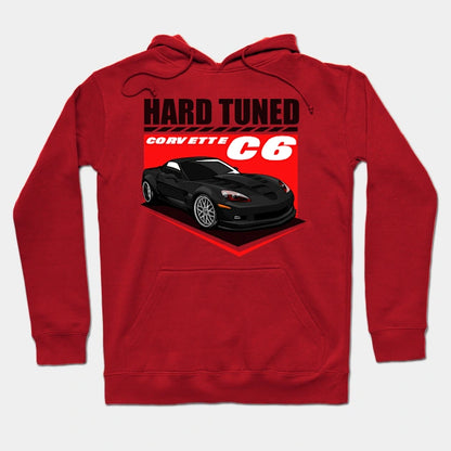 Chevrolet Corvette C6-Black Hoodie