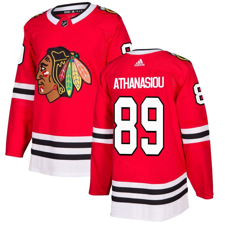 Andreas Athanasiou Chicago Blackhawks Authentic Jersey - Red