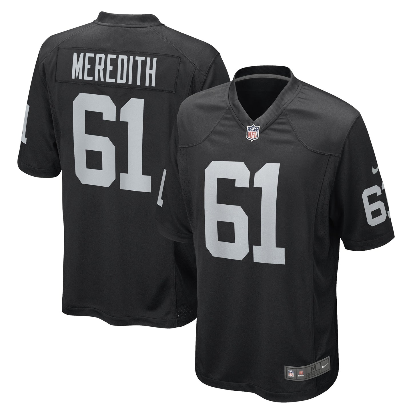 Jordans Meredith Las Vegas Raiders Game Player Jersey - Black