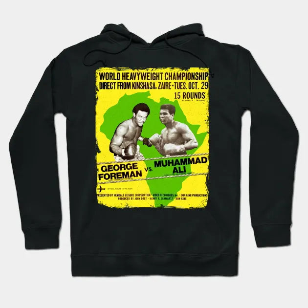 George Foreman Vs Muhammad Ali - The Rumble In The Jungle Hoodie