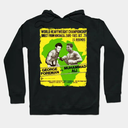 George Foreman Vs Muhammad Ali - The Rumble In The Jungle Hoodie