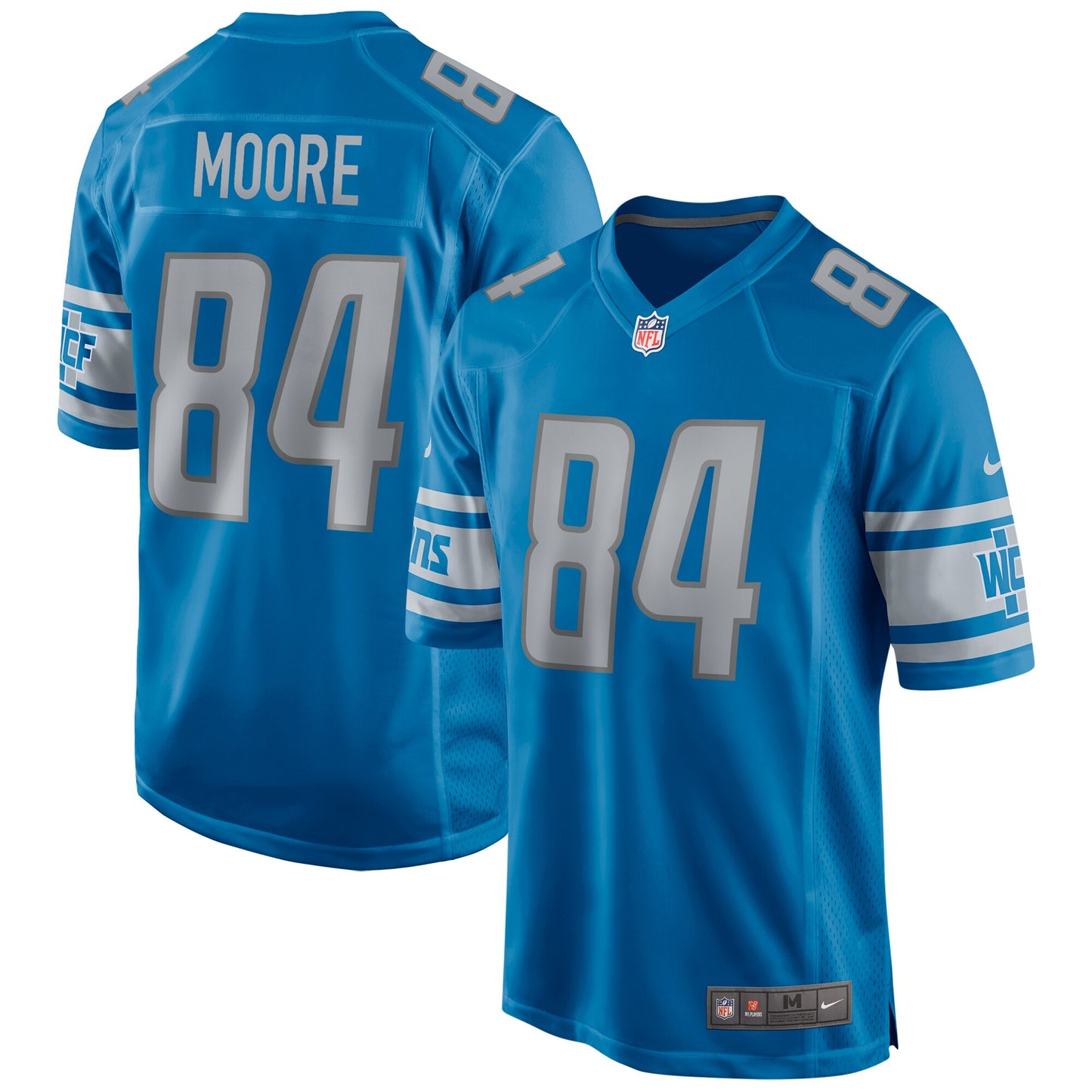 Herman Moore Detroit Lions Game Retired Player Jersey - Blue