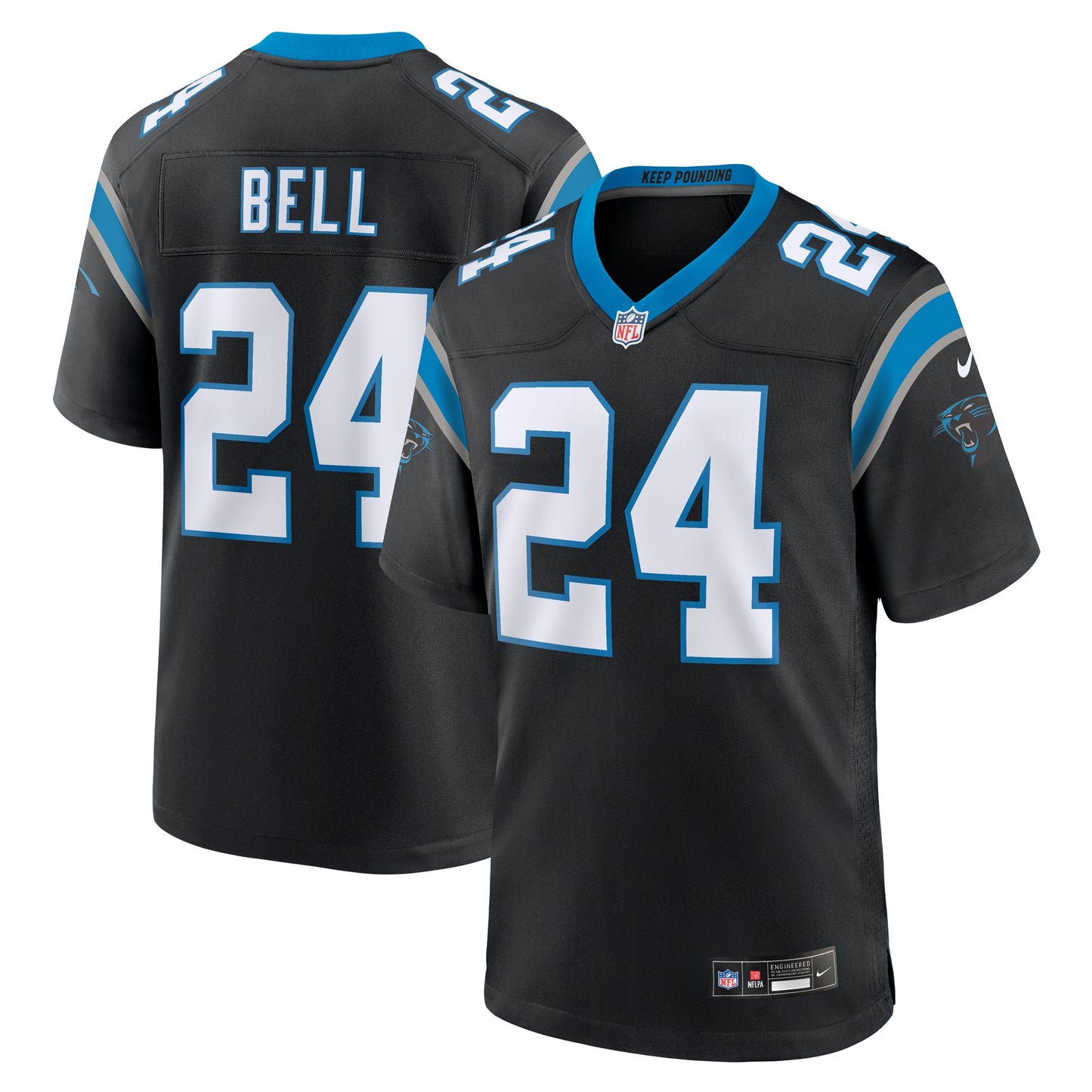 Vonn Bell Carolina Panthers Game Player Jersey - Black