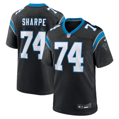 David Sharpe Carolina Panthers Team Game Jersey - ?Black