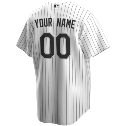 Chicago White Sox Home Replica Custom Jersey - White