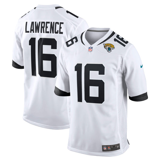 Trevor Lawrence Jacksonville Jaguars White Game Jersey - White