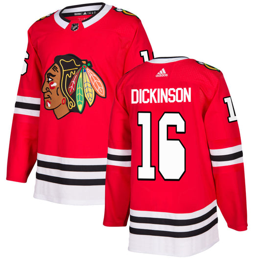 Jason Dickinson Chicago Blackhawks Authentic Jersey - Red
