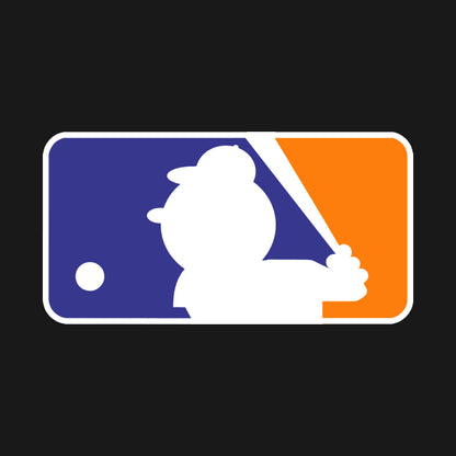 Mr. Met Baseball League Logo T-Shirt