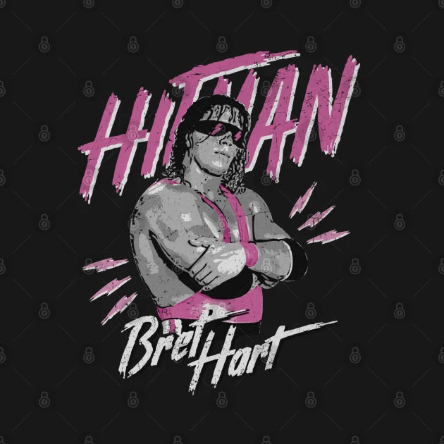 Bret Hart Hitman Pose Hoodie