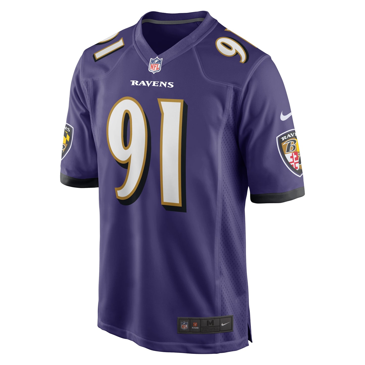 Rayshad Nichols Baltimore Ravens Game Player Jersey - Purple