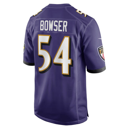 Tyus Bowser Baltimore Ravens Game Player Jersey - Purple