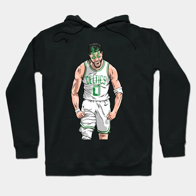 Jayson Tatum Scream!! Boston Cartoon Style Hoodie