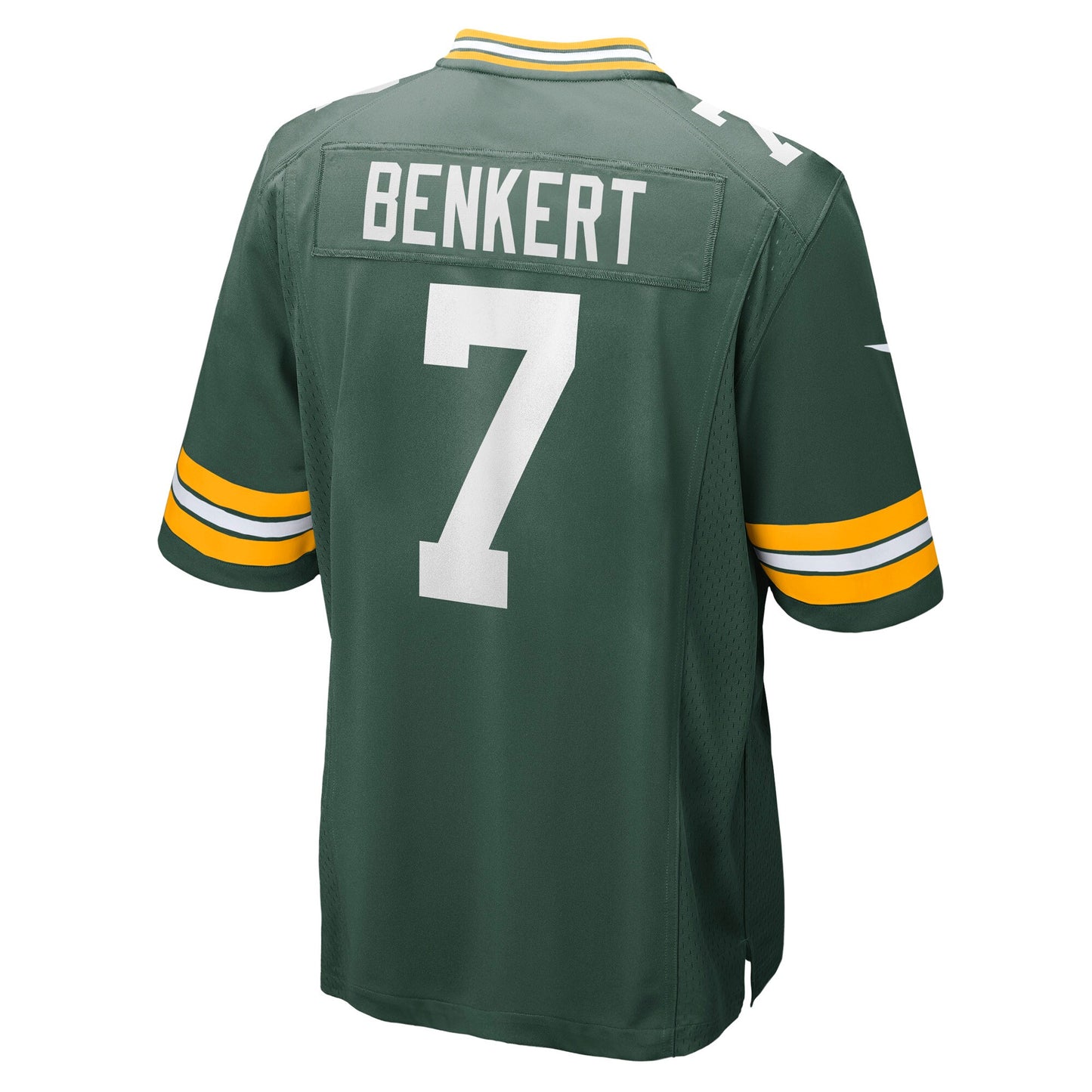 Kurt Benkert Green Bay Packers Game Jersey - Green