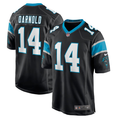 Sam Darnold Carolina Panthers Game Player Jersey - Black