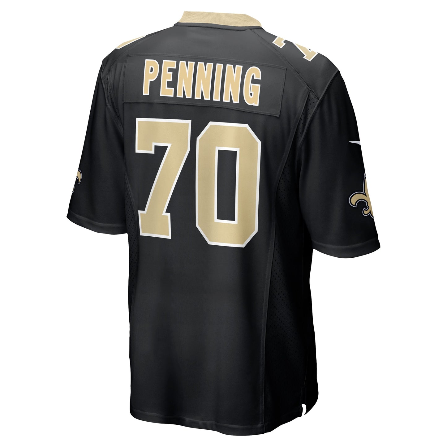 Trevor Penning New Orleans Saints Player Game Jersey - Black