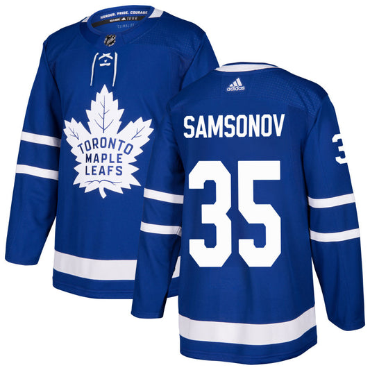 Ilya Samsonov Toronto Maple Leafs Authentic Jersey - Blue