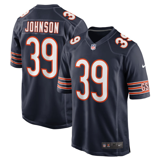 Quindell Johnson Chicago Bears Team Game Jersey - ?Navy