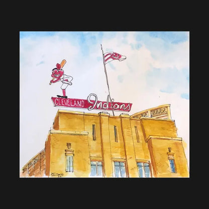 Old Municipal Stadium - Cleveland Indians Hoodie