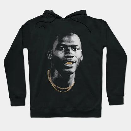Michael Jordan Gold Grill Hoodie