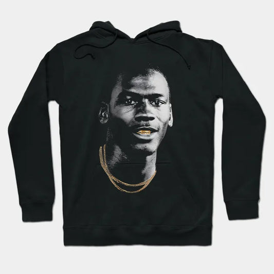 Michael Jordan Gold Grill Hoodie