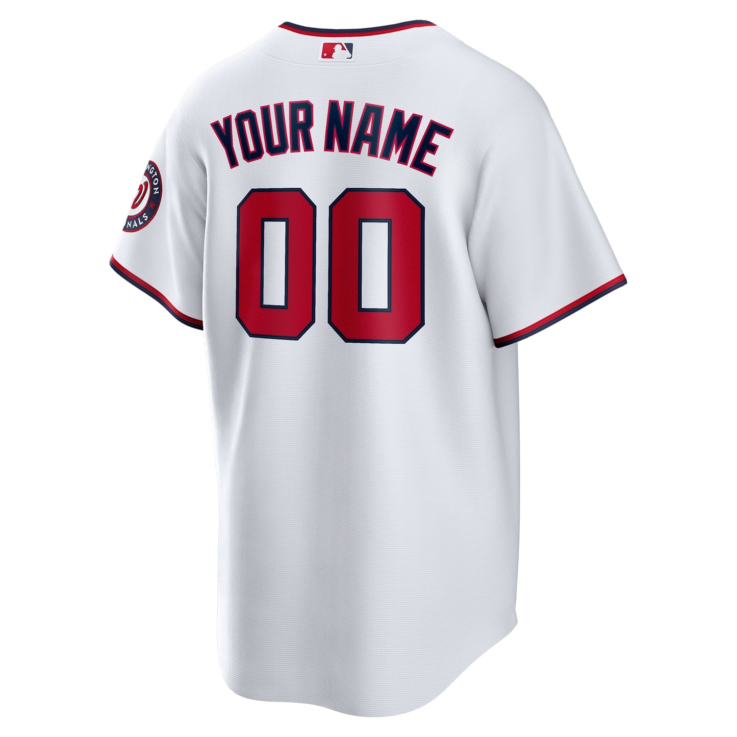 Washington Nationals Replica Custom Jersey - White