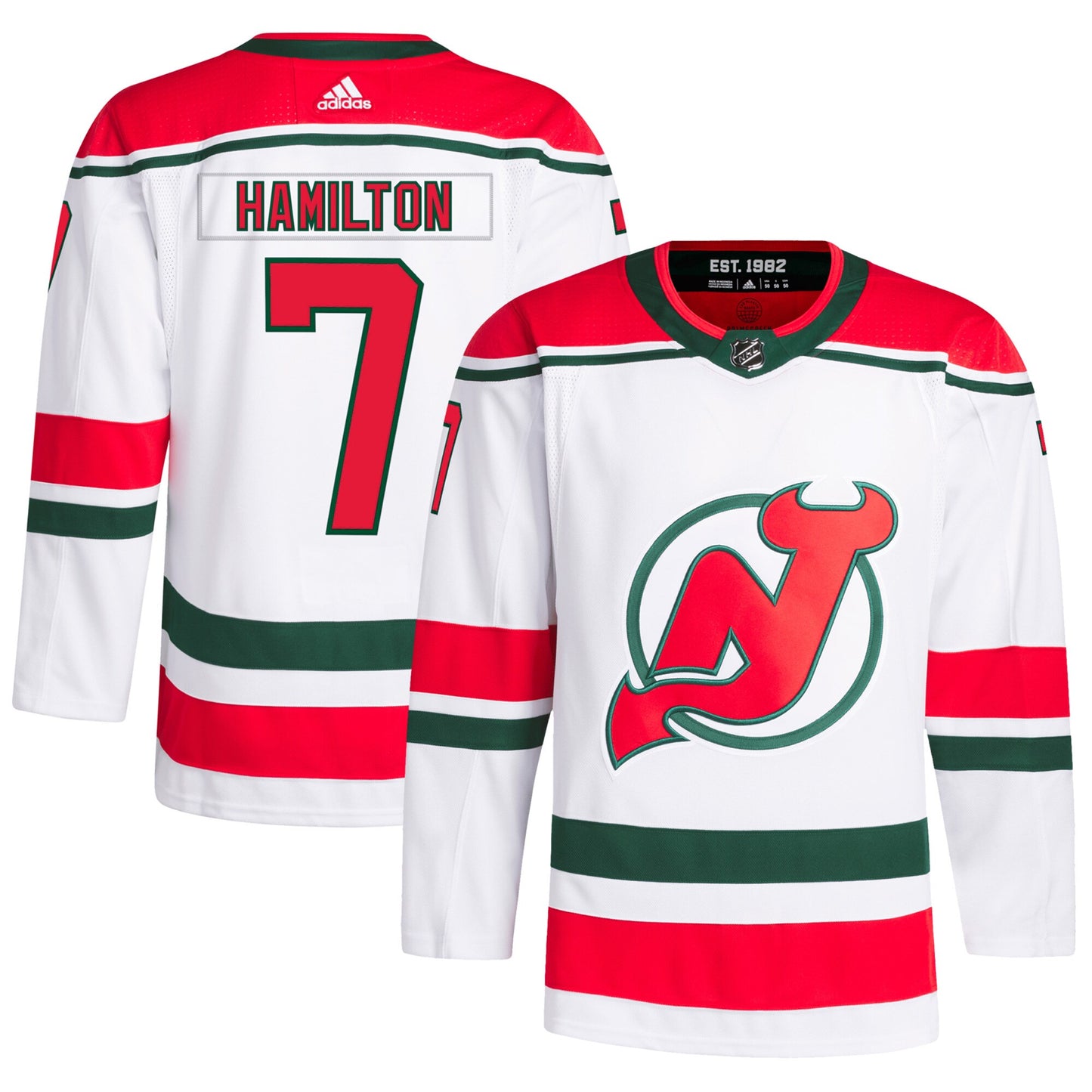 Dougie Hamilton New Jersey Devils 2022/23 Heritage Primegreen Authentic Pro Jersey - White