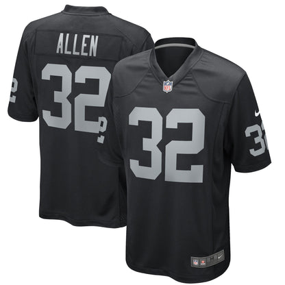 Marcus Allen Las Vegas Raiders Game Retired Player Jersey - Black
